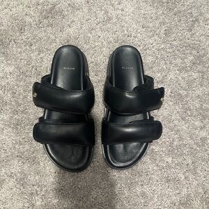 Anine Bing‎ Sid Black Sandals